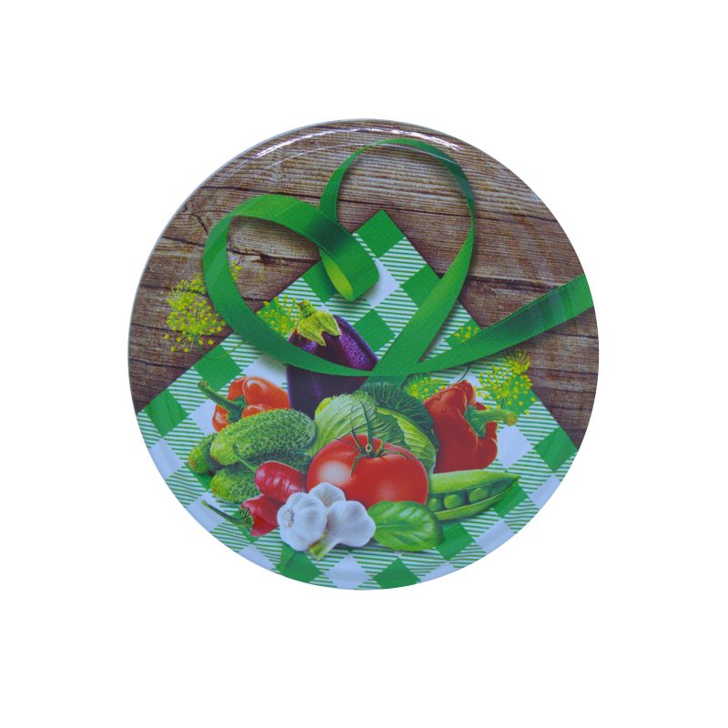 Metaliniai dangteliai „Daržovių širdelė” (20vnt)