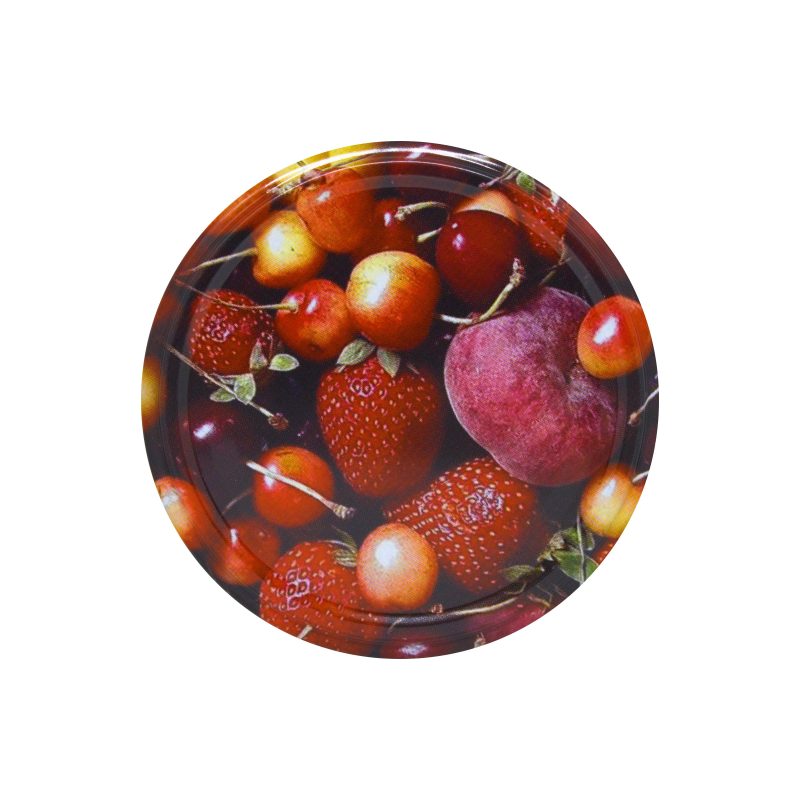 Metaliniai dangteliai „Uogų asorti” (20vnt)