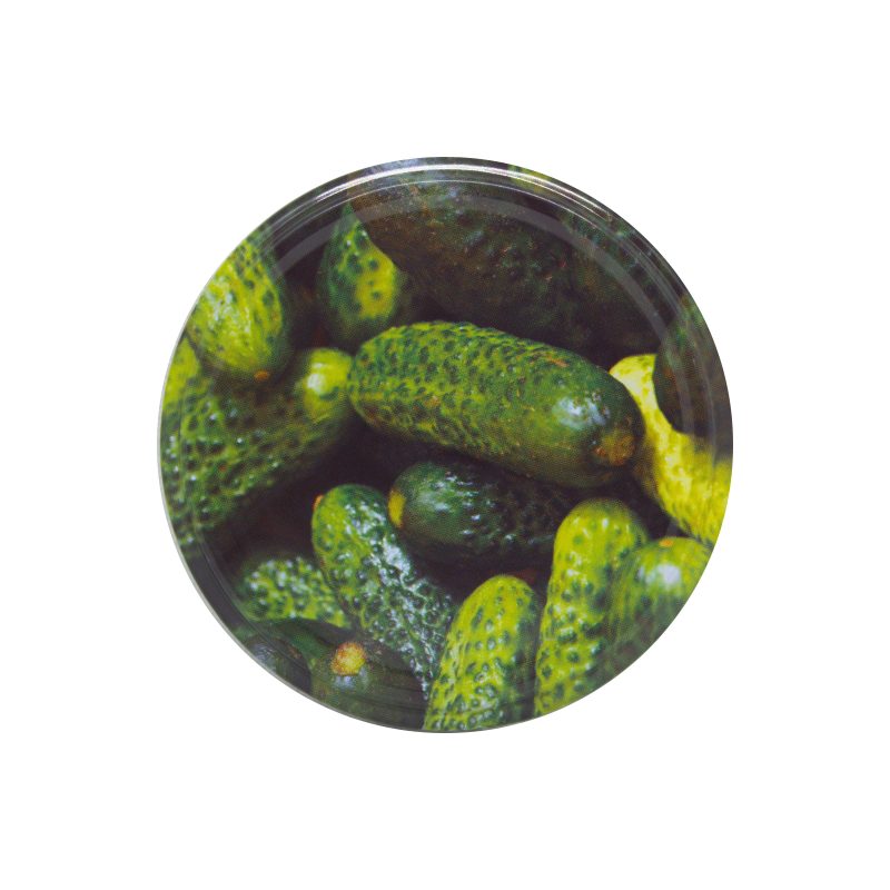 Metaliniai dangteliai „Agurkai” (20vnt)