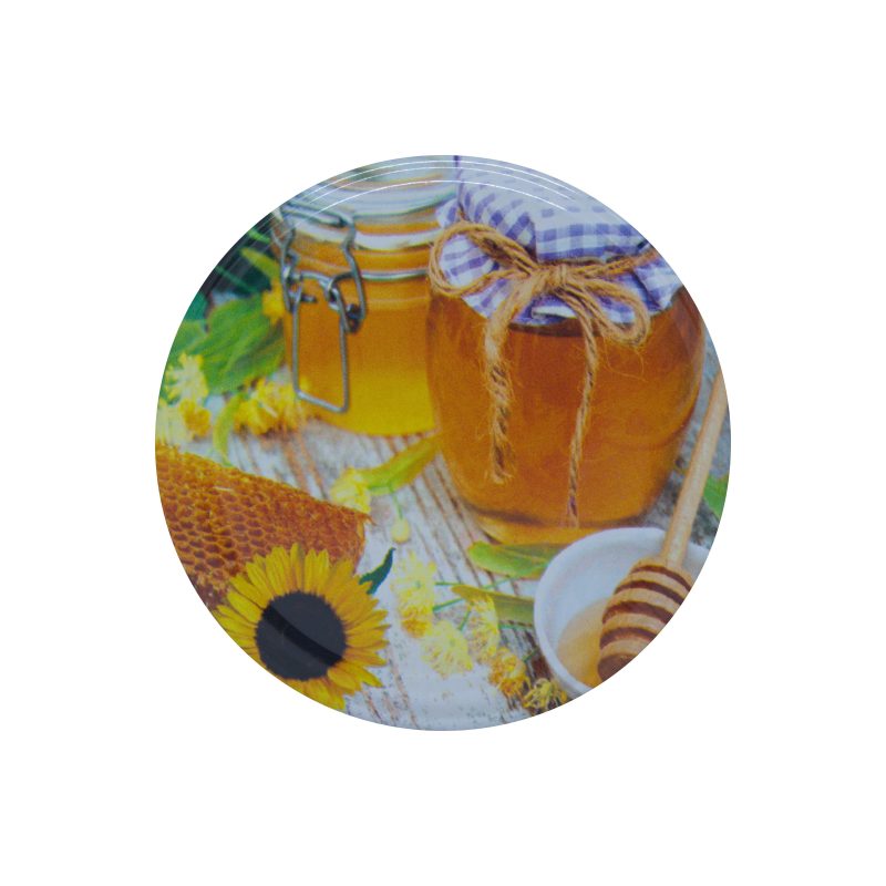 Metaliniai dangteliai „Medaus stiklainėliai”