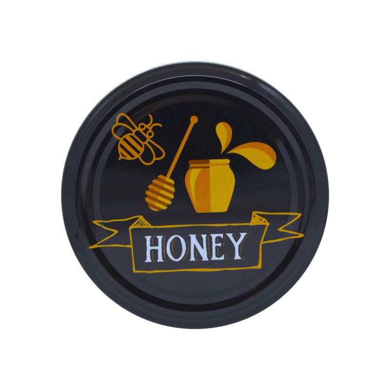 Metaliniai dangteliai „Honey” (10vnt)