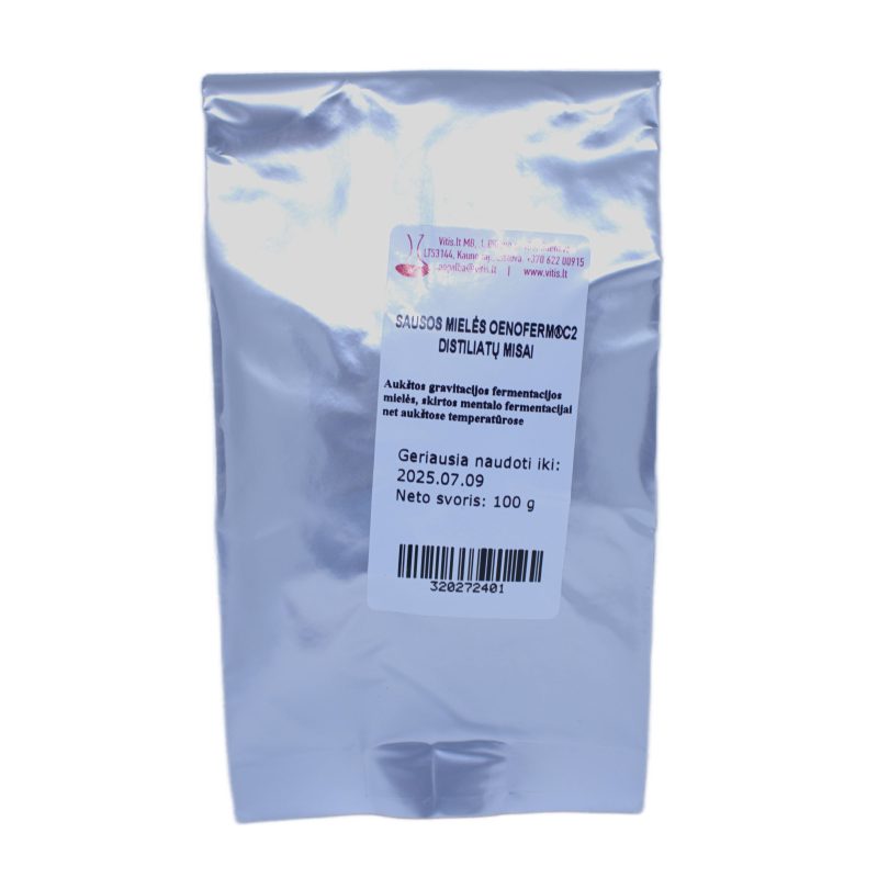 Sausos mielės Oenoferm C2 distiliatų misai 100g