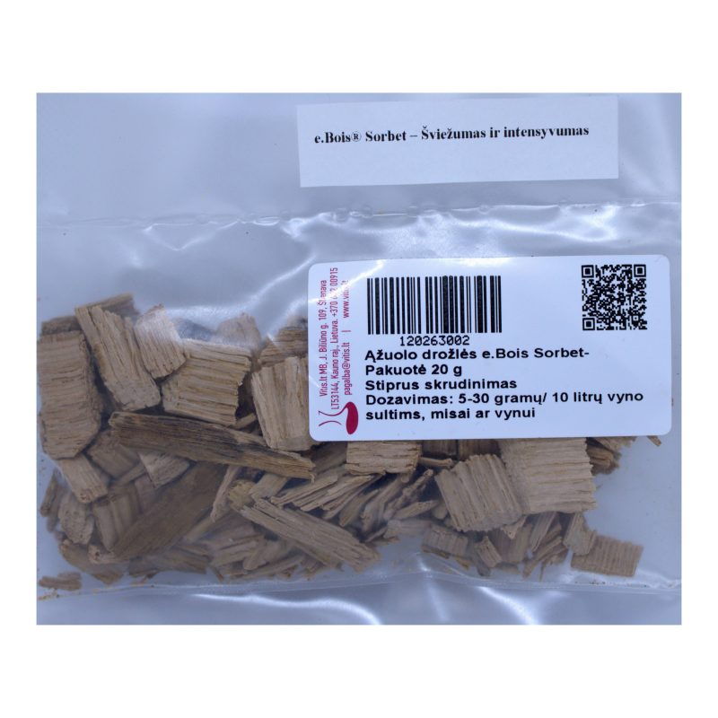 Ąžuolo drožlės e.Bois Sorbet