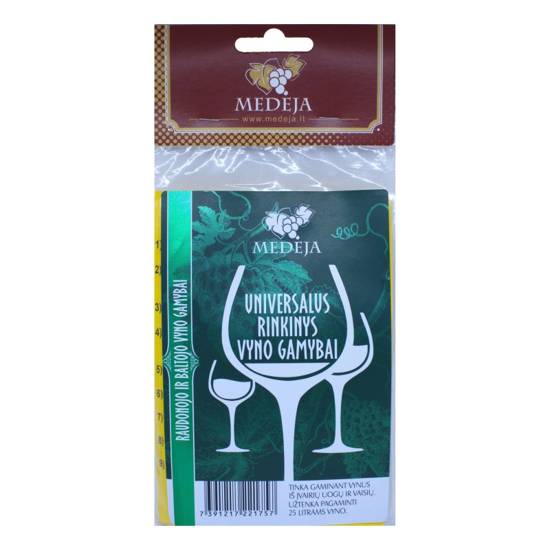 Universalus rinkinys vyno gamybai
