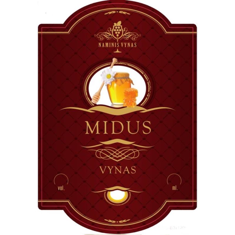 Etiketė BORDO Midus Lietuviškas