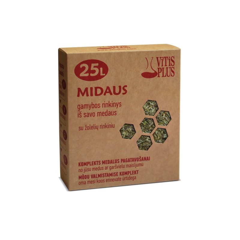 Midaus gamybos rinkinys su žolelių mišiniu