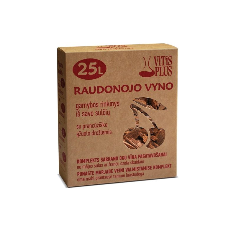 Vyno gamybos rinkinys raudonoms uogoms