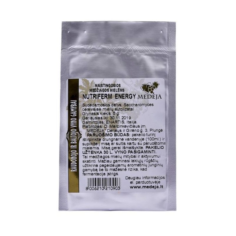 NUTRIFERM ENERGY maistingosios medžiagos