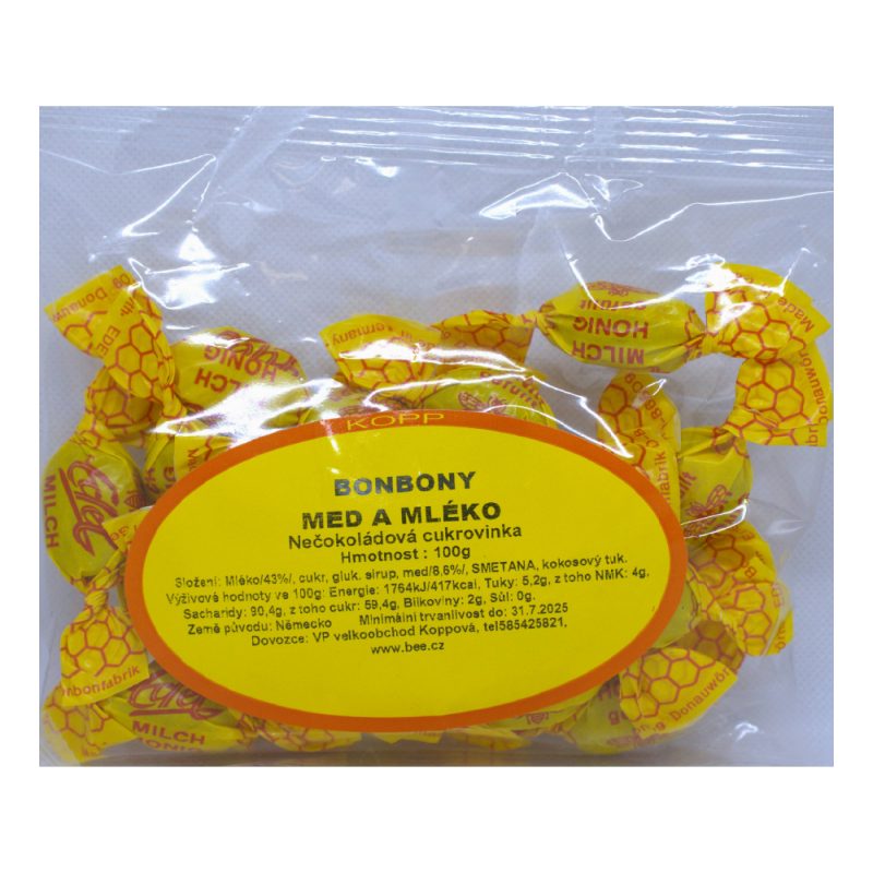 Pieniški medaus saldainiai 100g