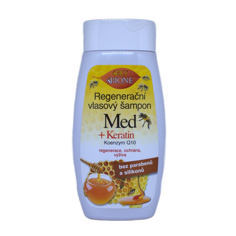 Regeneruojantis plaukų šampūnas su medumi ir keratinu +Q10 250ml 29.79880