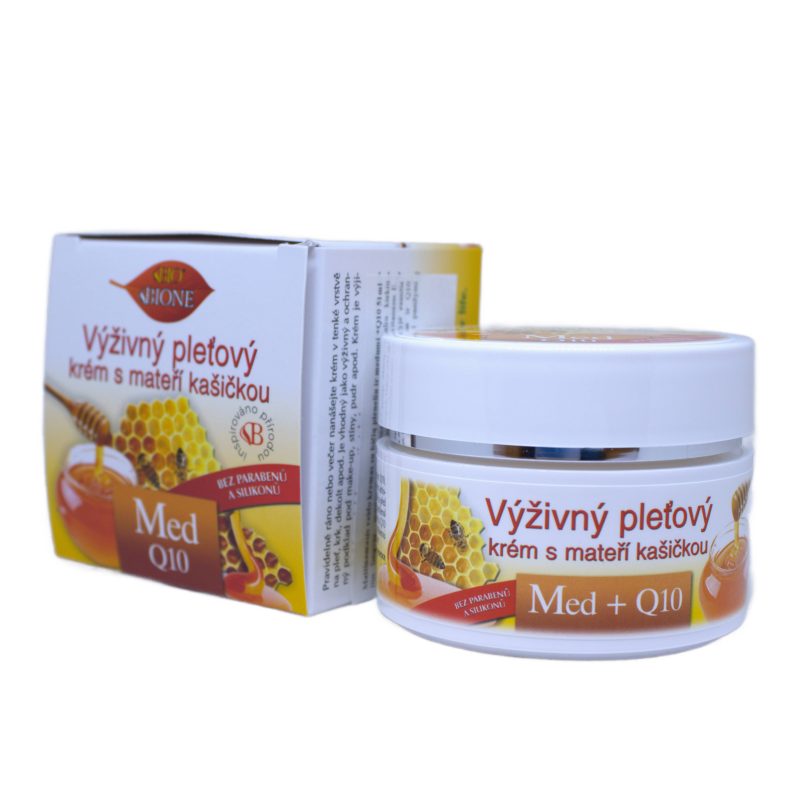 Maitinamasis veido kremas su bičių pieneliu ir medumi +Q10 51ml 29.79846