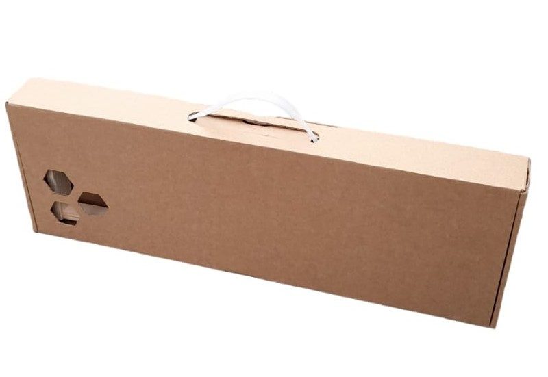 Kartono dėžutė medudiniam koriui su plastikine rankenėle