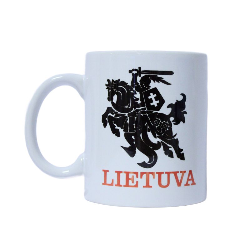 Puodelis su užrašu