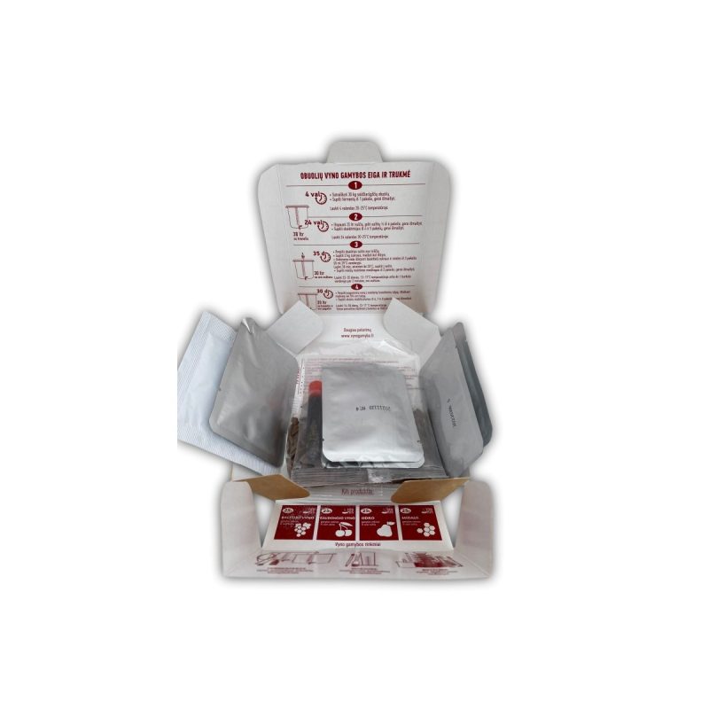 Obuolių vyno gamybos rinkinys