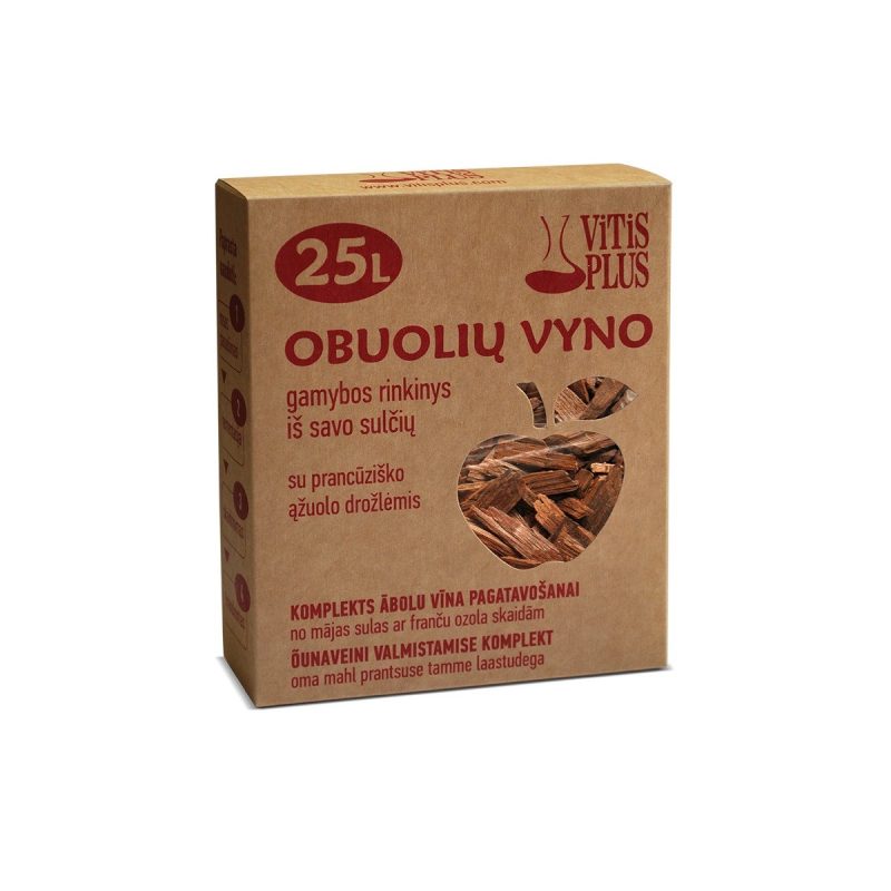 Obuolių vyno gamybos rinkinys