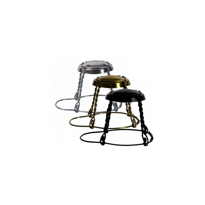 Šampano kamščio laikiklis iš vielos su dangteliu 20vnt