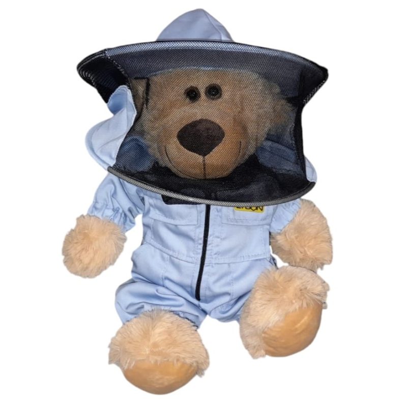 Pliušinis meškiukas – bitininkas