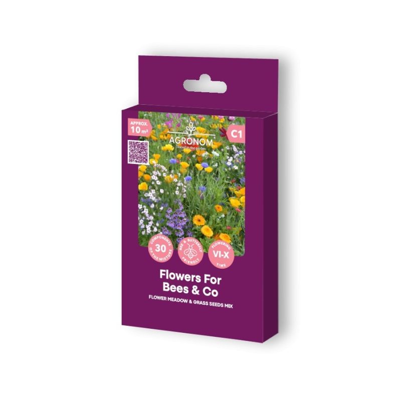 Gėlių ir žolių sėklų mišinys „FLOWERS FOR BEES &CO” C1