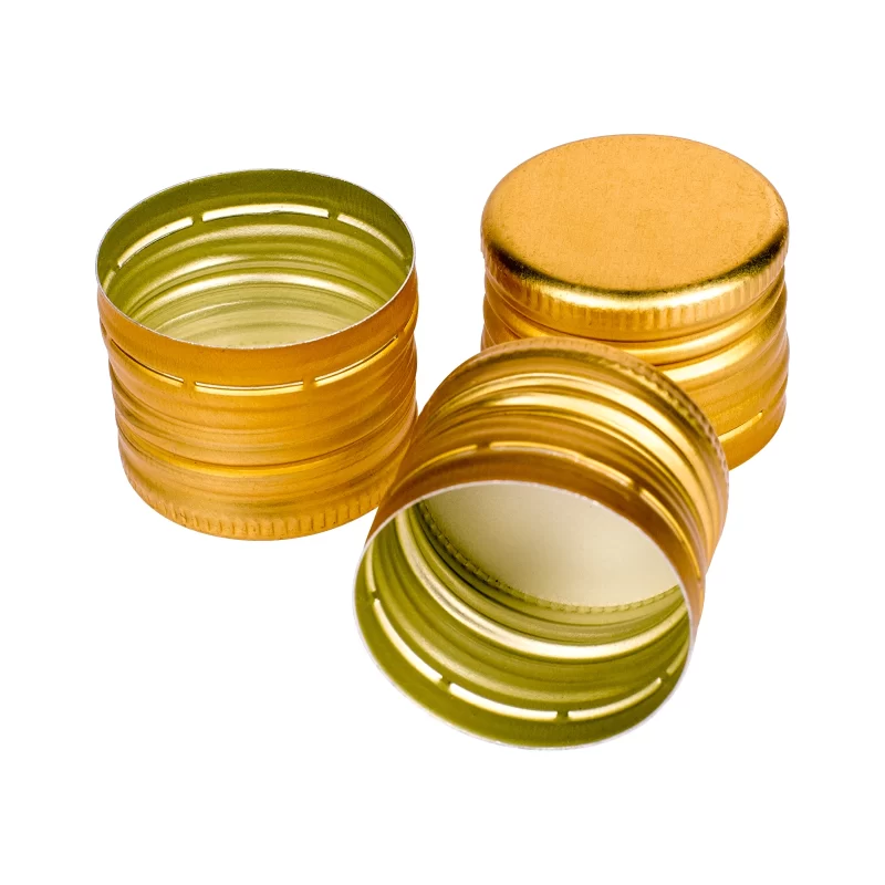 Užsukamas dangtelis Ø31,5/24 6vnt. , auksinis