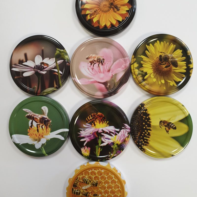 Metalinis dangtelis BEE MIX 82mm 8 rūšys
