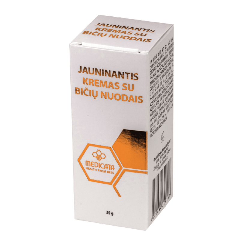 Jauninantis kremas su bičių nuodais
