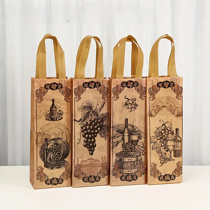 Dovanų krepšelis vyno buteliui