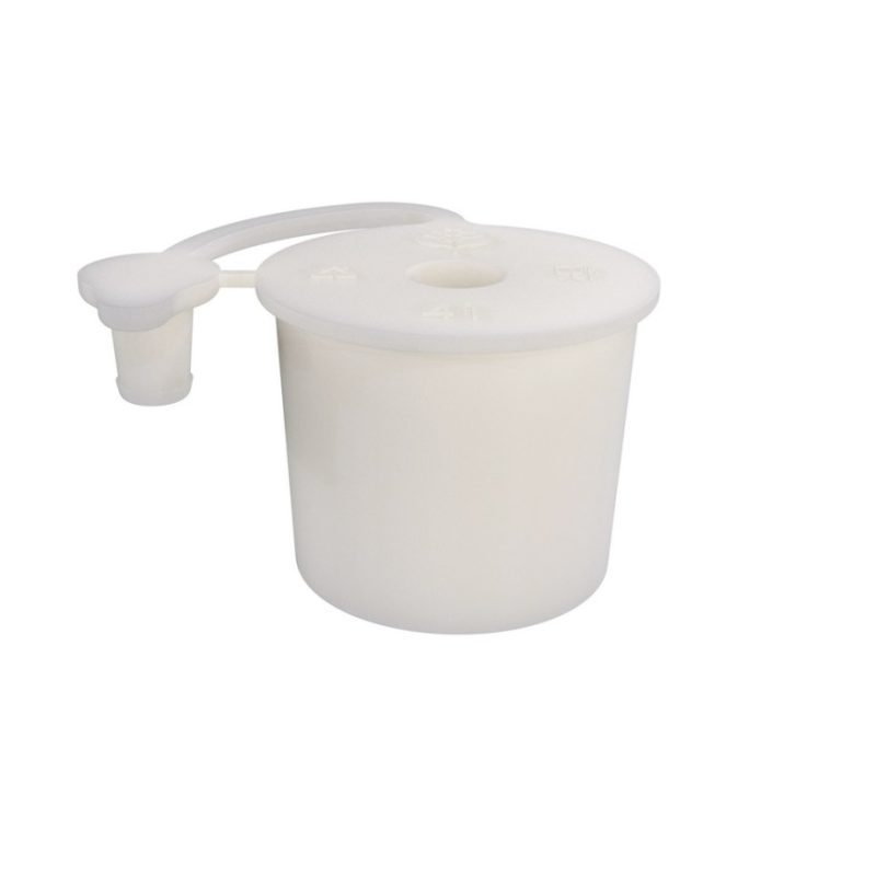 Guminis kamštis fermentacijai 48/44mm su kamšteliu