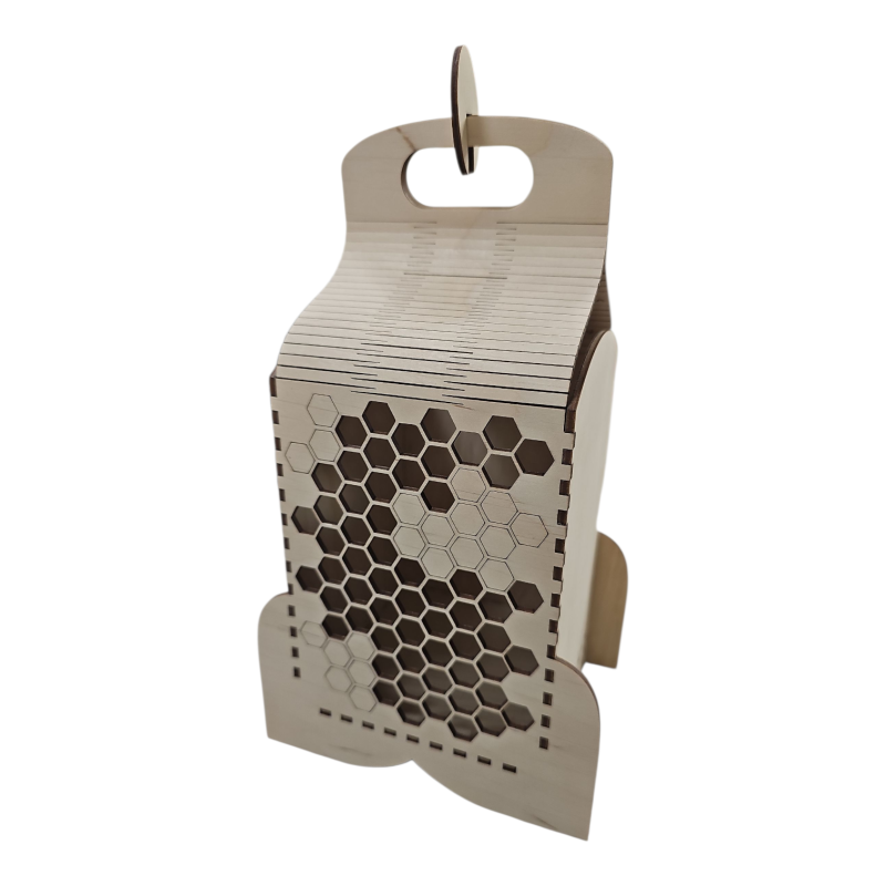 Dėžutė 1 stiklainiui su rankena