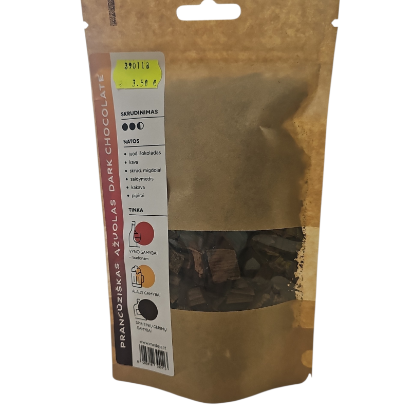 Prancūziško ąžuolo drožlės INCANTO DARK CHOCOLATE – juodojo šokolado