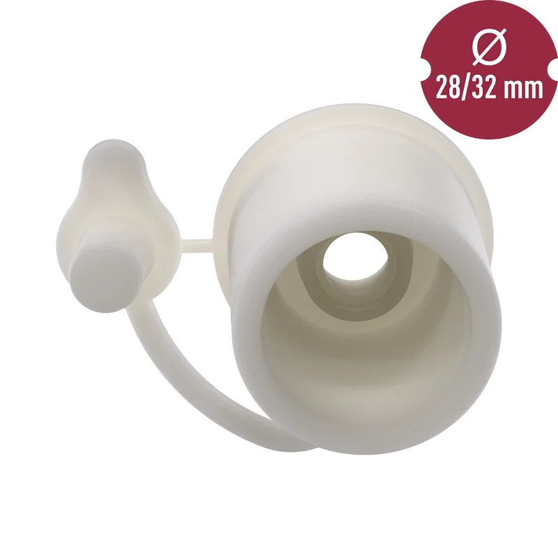 Guminis kamštis fermentacijai 28/32mm su kamšteliu